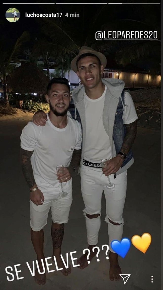 Luciano Acosta y Leandro Paredes, dos ex Boca que sueñan con su vuelta al "Xeneize".