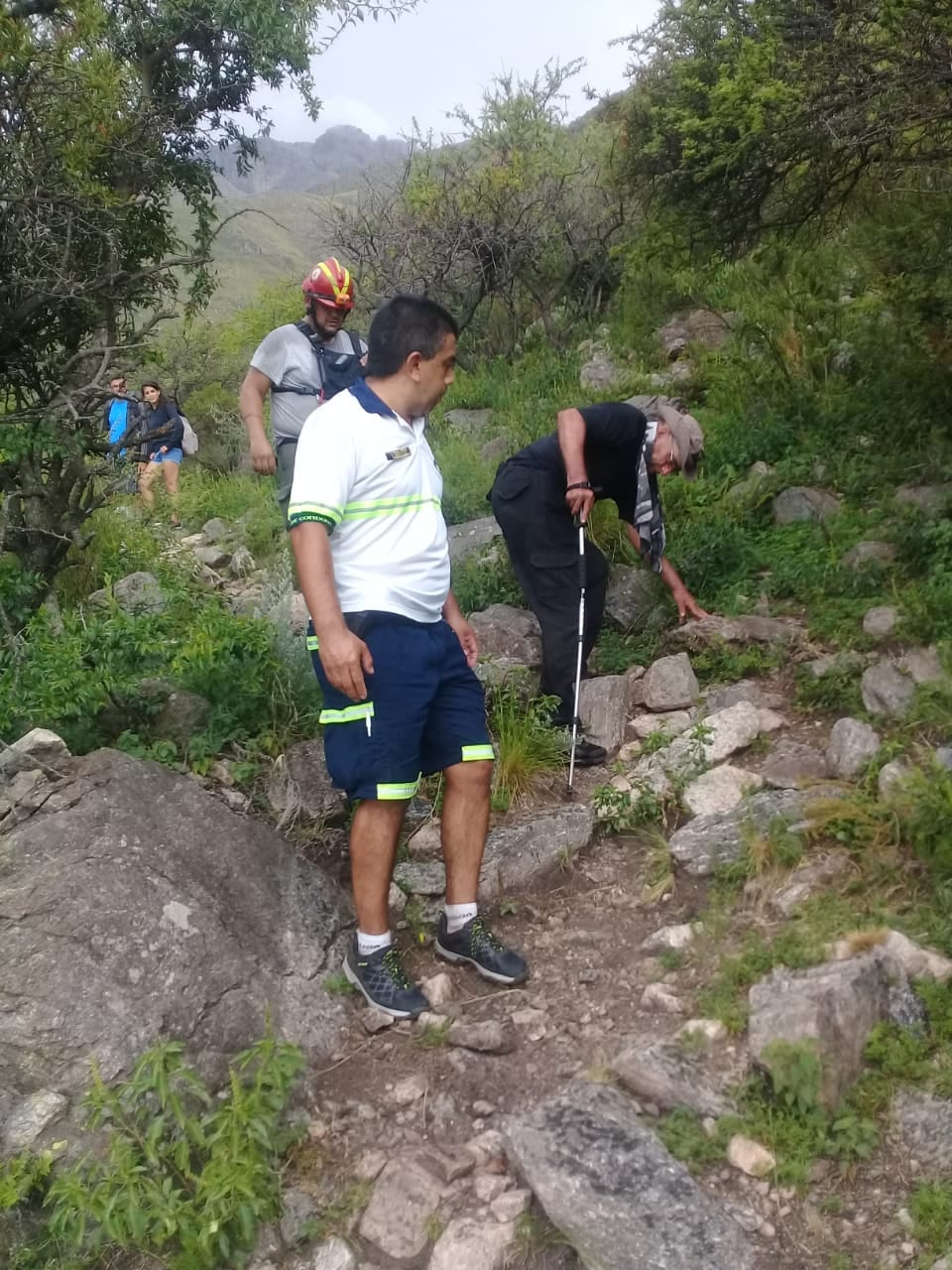 Encontraron al turista perdido en el Champaquí (Ministerio de Seguridad)