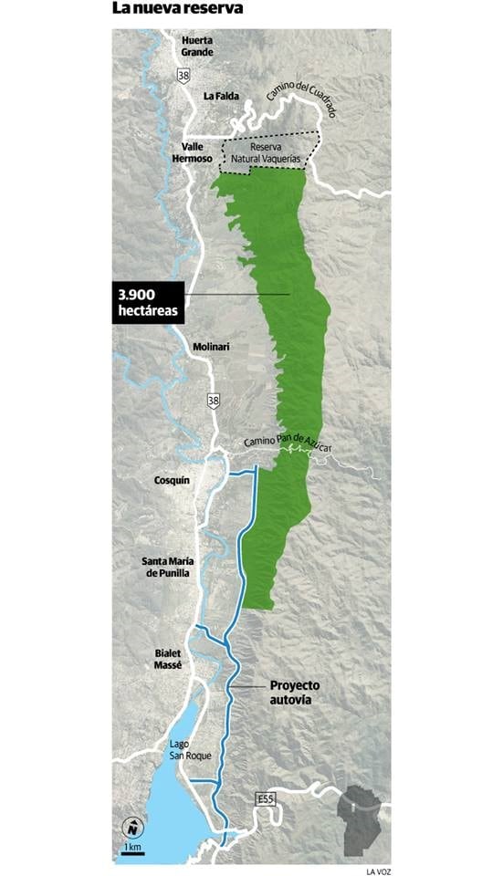 Nueva Reserva Forestal en Punilla