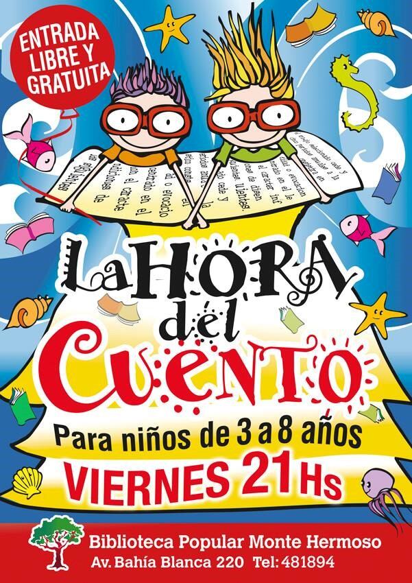 Viernes, “La hora del cuento” .