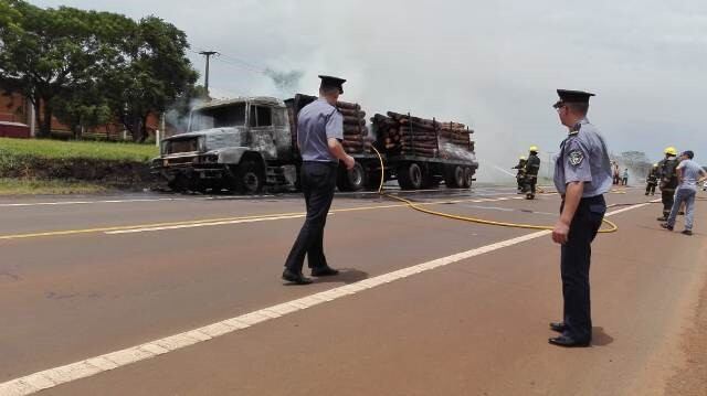 En el lugar trabajaron dos dotaciones de Bomberos Voluntarios.