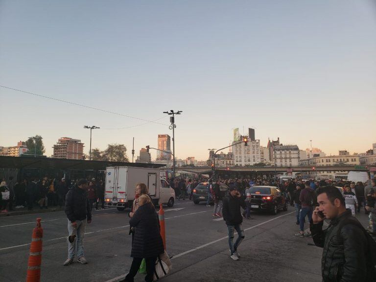 Nueva amenaza de bomba en la Estación Constitución.