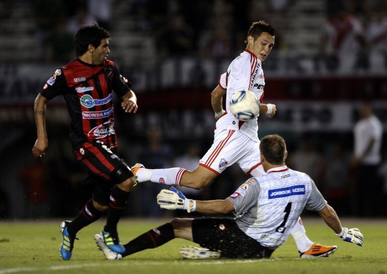 Sebastián Bertoli en acción. (AFP)