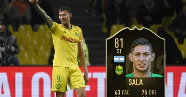 La carta del FIFA 19 de Emiliano Sala.