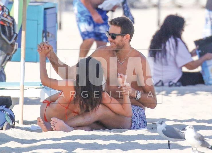 "Jujuy" Jiménez y Del Potro celebraron su primer año de novios a puro amor en Miami (Foto: Grosby Group)