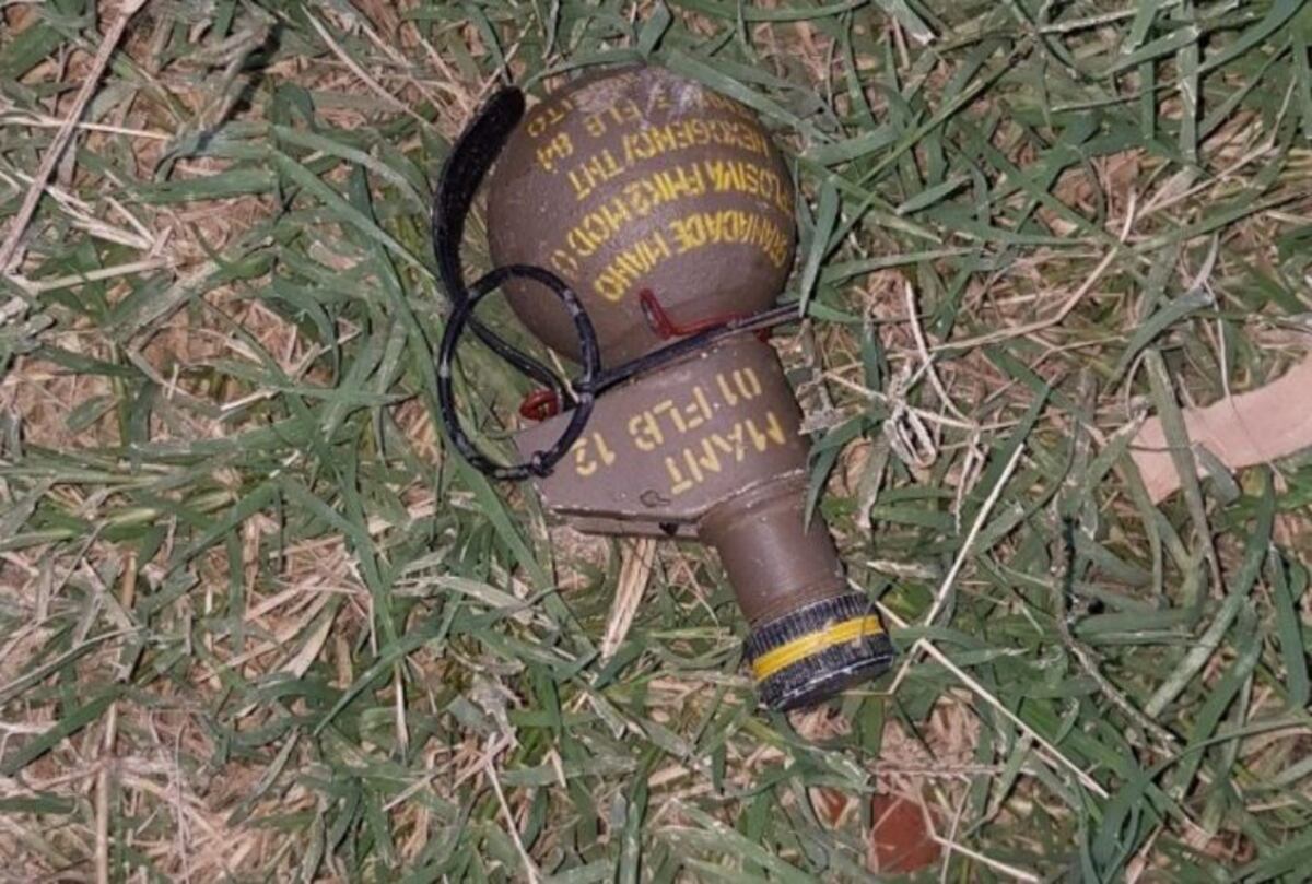 Detonaron una granada que le secuestraron a un grupo de jóvenes
