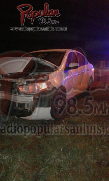 Fuerte accidente en Autopista Serranías Puntanas