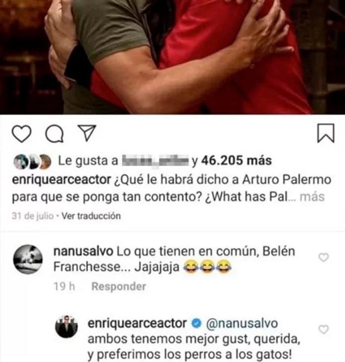 El posteo de Arce (Instagram)