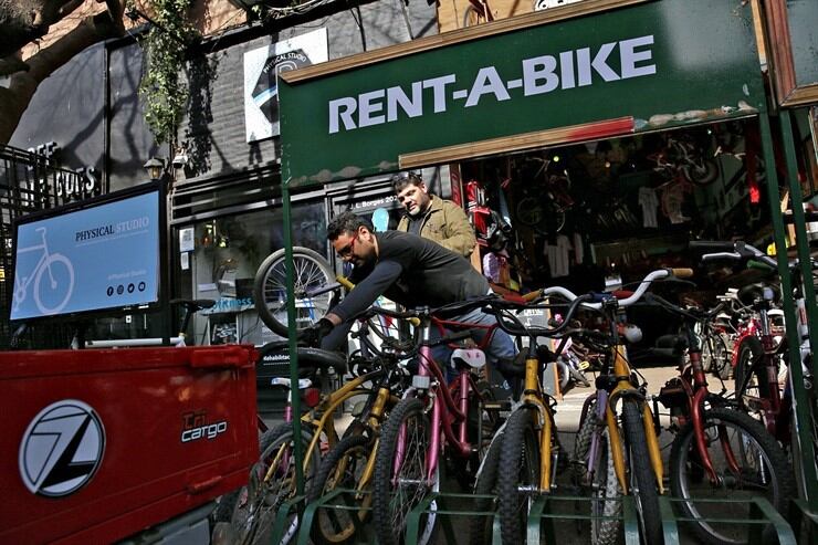 Bicicletas Populares, en Palermo