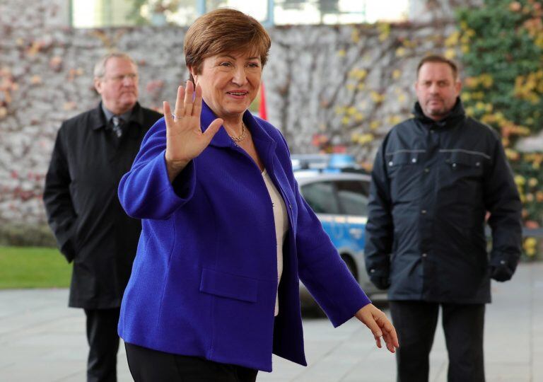 La directora del FMI, Kristalina Georgieva, mandará este miércoles una misión a Argentina (EFE/EPA/FELIPE TRUEBA)