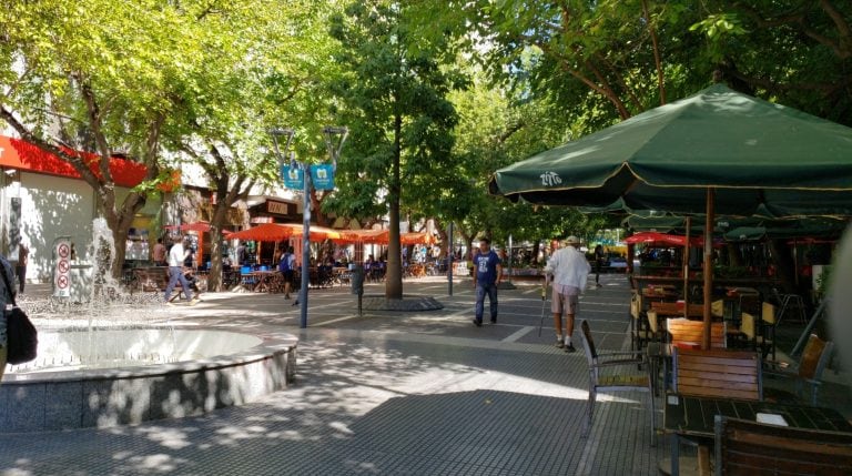 Peatonal de Mendoza. Foto: Rocío Sileci.