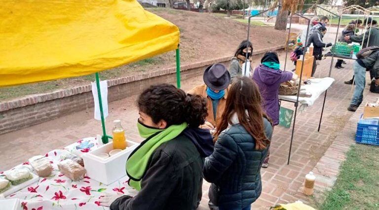 La feria en el Parque Oliver (El Diario)