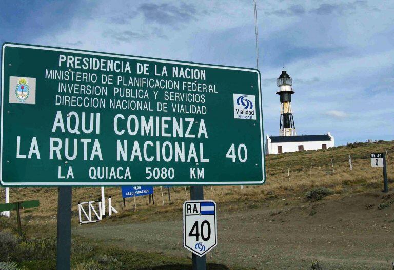 ruta 40 en santa cruz