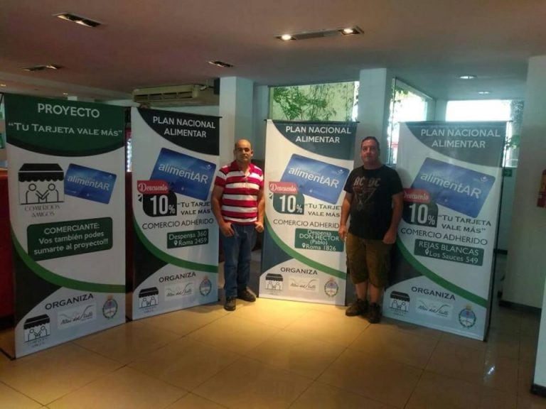 Los comercios adheridos al proyecto barrial "Tu tarjeta vale más". (Foto: web).