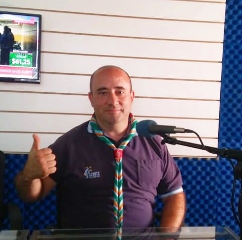 Gustavo Moll, coordinador del grupo Scout Niño Jesús de Praga, La Calera