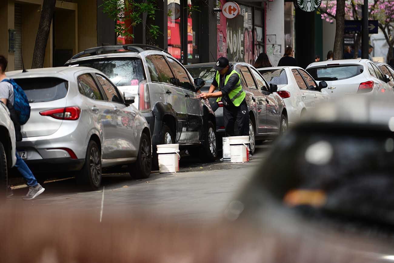 Estacionamiento en la ciudad de Córdoba.