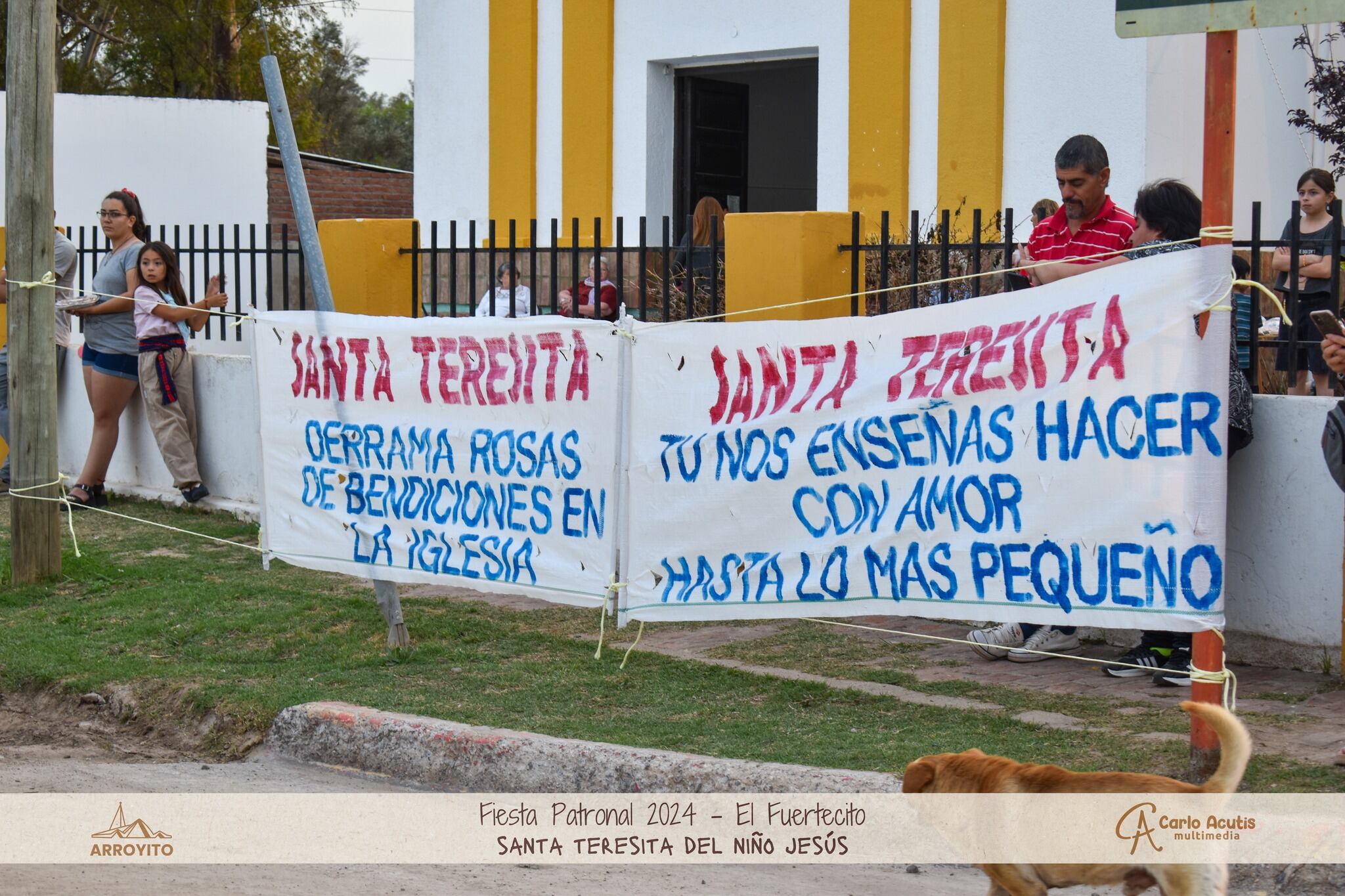 Misa y procesión en honor a Santa Teresita El Fuertecito