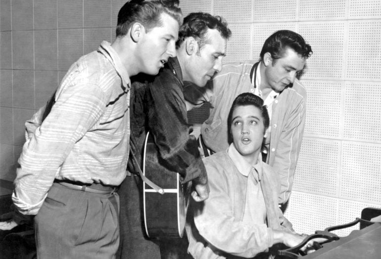 Jerry Lee Lewis y "El cuarteto del millón de dólares"