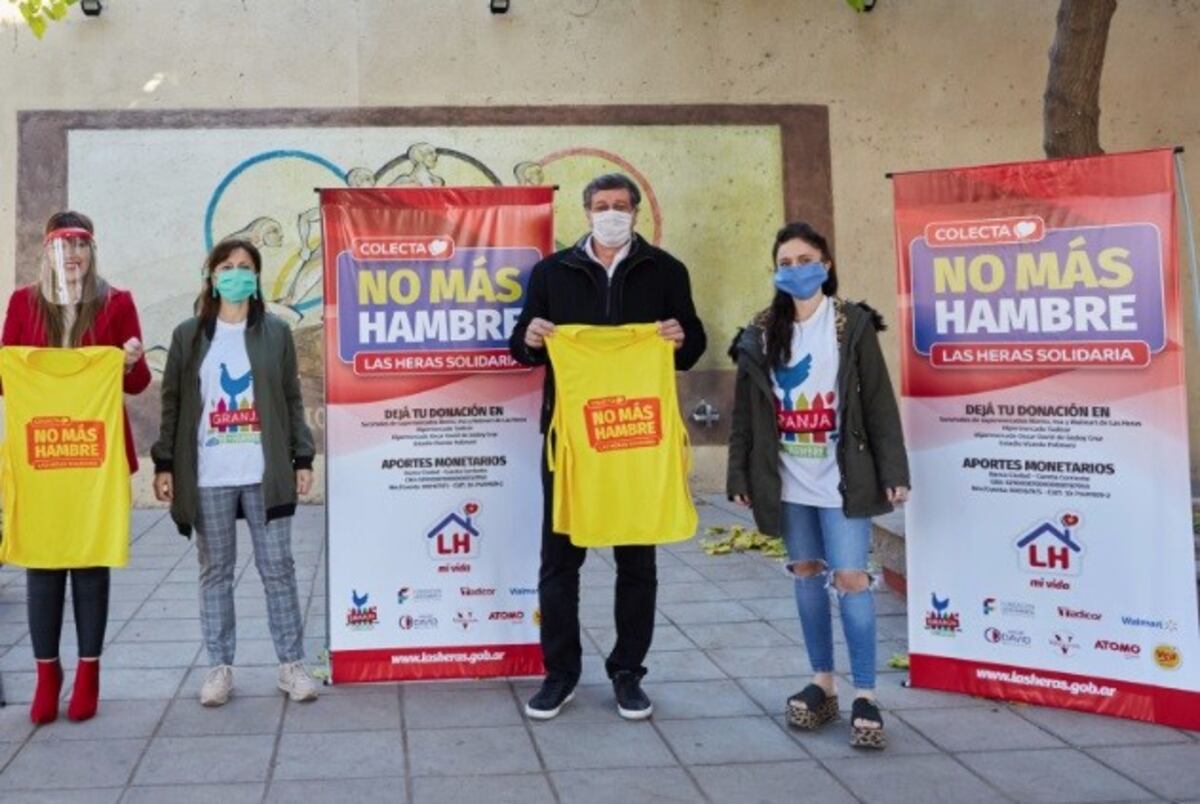 Las Heras solidaria: lanzó la mega campaña "No Más Hambre"
