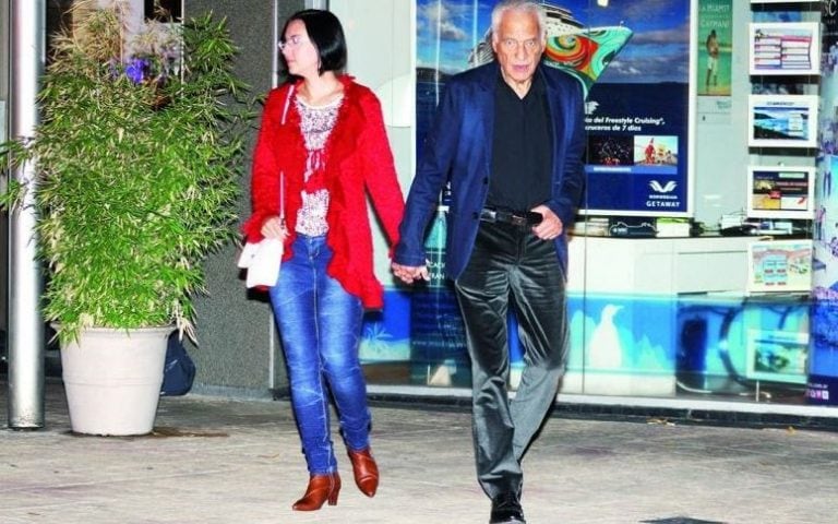 Alberto Cormillot y su ex Vanesa Pawlowski. (Paparazzi)