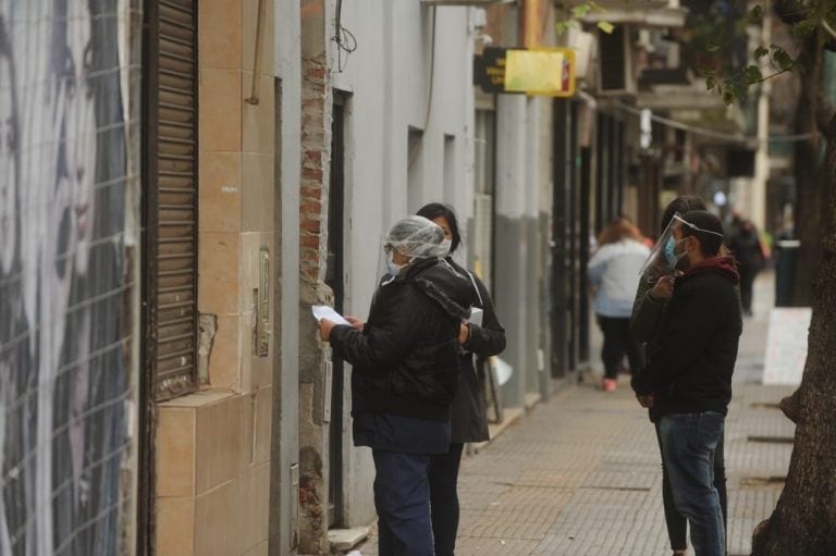 Operativo DetectAr en Balvanera (Foto: Clarín)