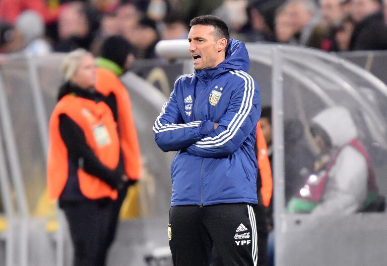 Lionel Scaloni, entrenador de la Selección Argentina. (AP)