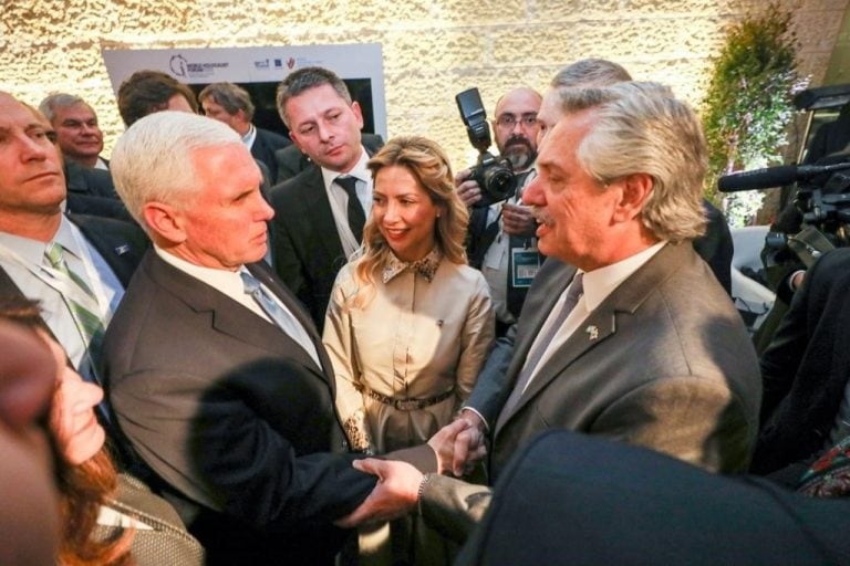 El presidente Alberto Fernández, presente en el homenaje a las víctimas del Holocausto que se desarrolla en Jerusalén, Israel. (Presidencia)