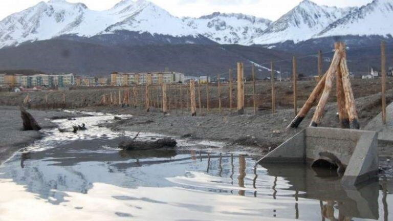 Planta de tratamiento de efluentes cloacales - Ushuaia