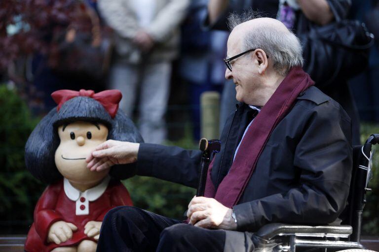 Quino, creador de Mafalda (Foto: DPA)