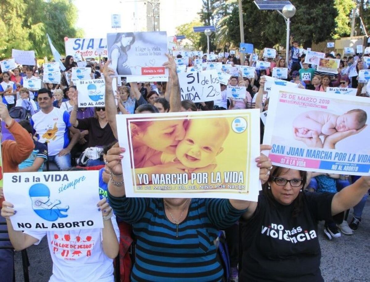 San Juan también marchó en contra de la despenalización del aborto