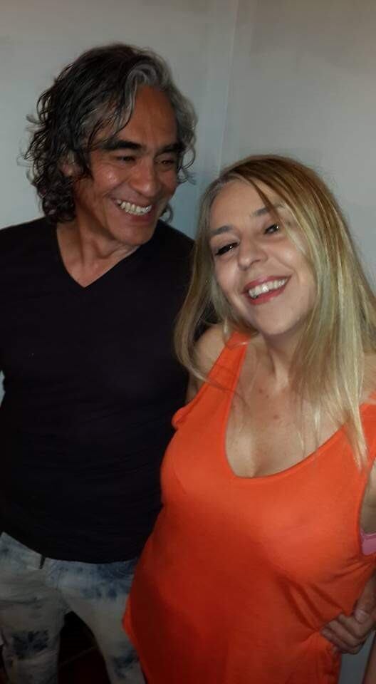 Daniel Arrieta junto a su esposa Sandra Buffa en el