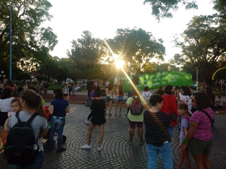 Pañuelazo verde en Rafaela