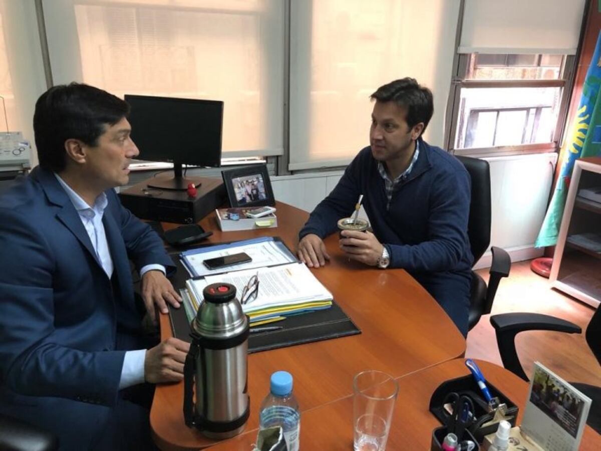 Rojas se reunió con el Legislador Pablo Ansaloni
