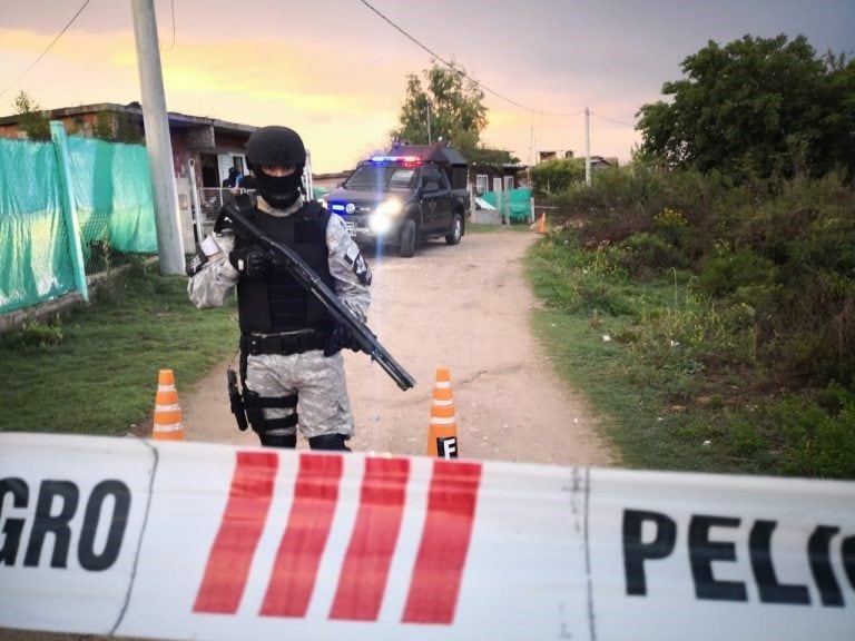 El operativo se llevó a cabo este jueves en el barrio La Quinta III Sección.