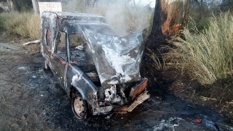 Accidente Río Primero - Gentileza Bomberos Voluntarios