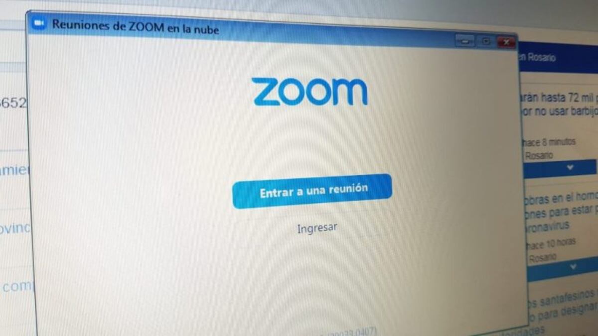 Denuncia en Rosario por un intruso que empezó a bailar desnudo en una clase de biología por Zoom
