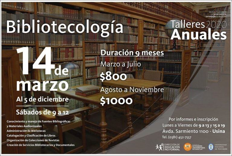 Curso de bibliotecario.