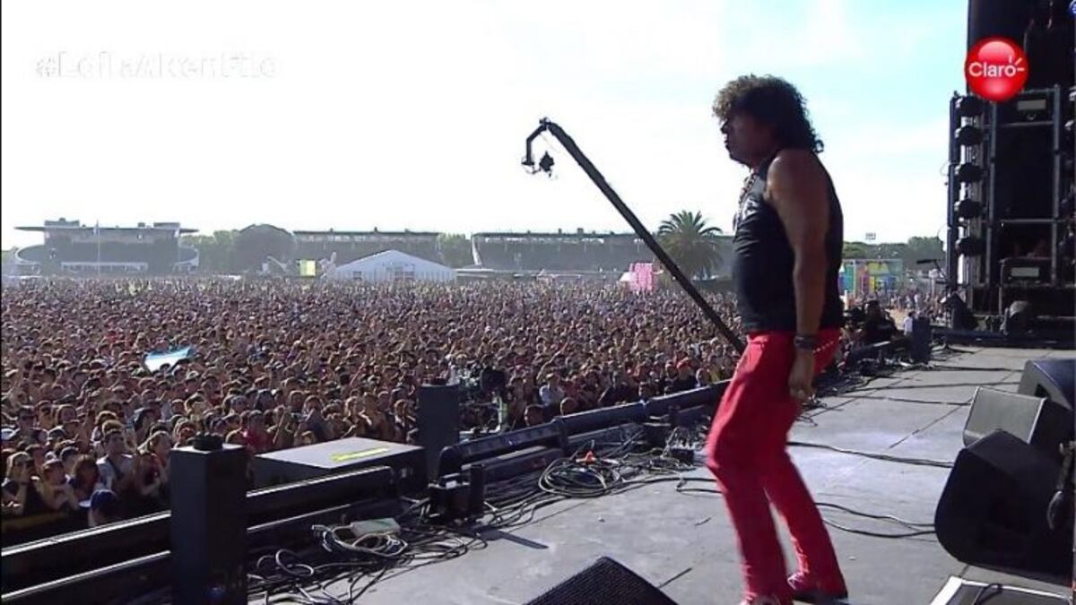 La Mona Jiménez hizo bailar a todos en el Lollapalooza