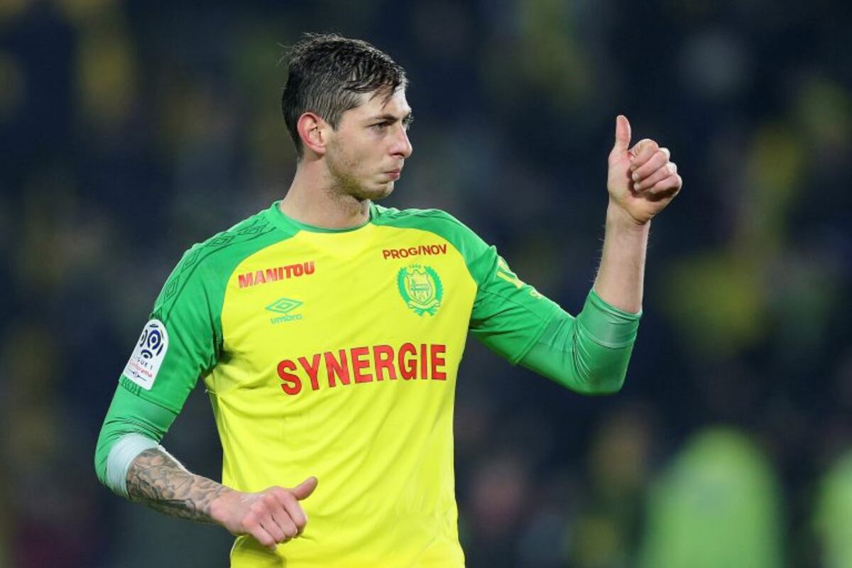 La última foto de Emiliano Sala antes de su desaparición en el vuelo que lo llevaba a Cardiff