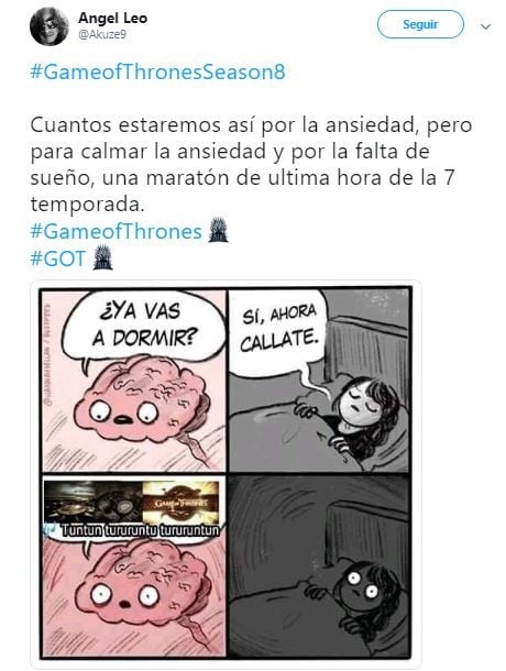 Los memes sobre el primer capítulo de la octava temporada de "Game Of Thrones" (Foto: captura Twitter)