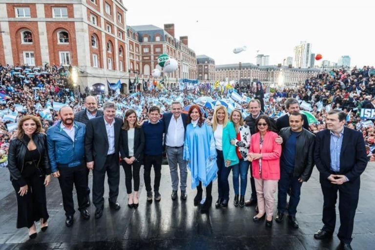 Cierre de campaña Frente de Todos en Mar del Plata.