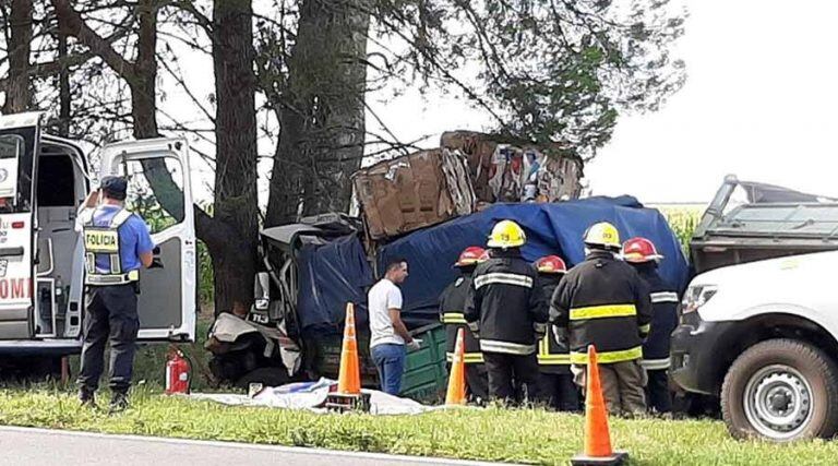 El conductor falleció en el impacto (Radio Fusión)