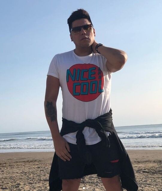 Mariano de la Canal en la playa. (Instagram)