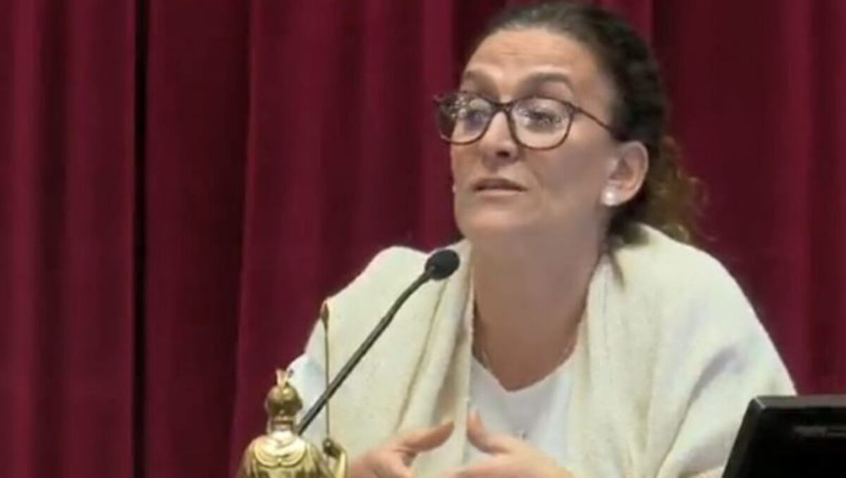 Gabriela Michetti dejó el micrófono abierto y se escucho su festejó al final de la votación