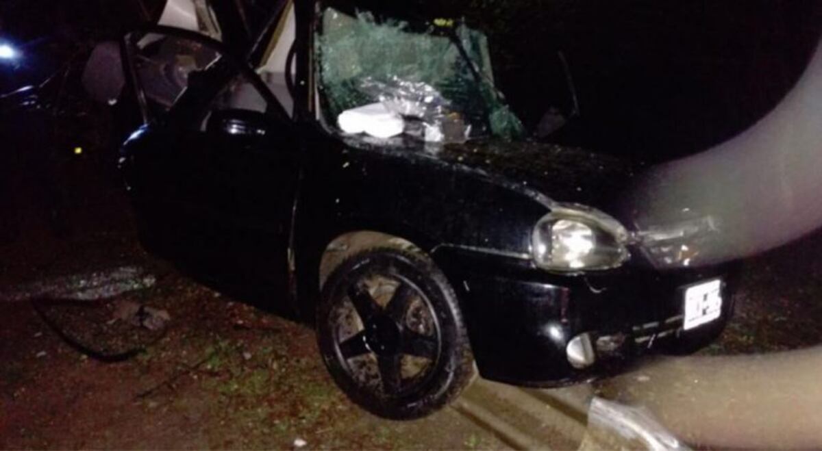 Accidente fatal en la Ruta 5: murió un joven de 21 años tras chocar contra un árbol