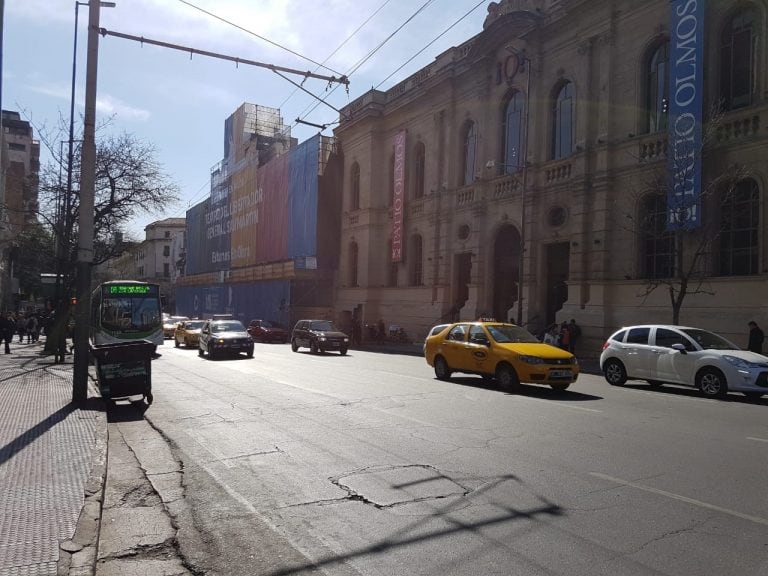 El Teatro San Martín por dentro, las obras de refacciones que se están llevando a cabo de cara al Congreso de la Lengua de 2019.