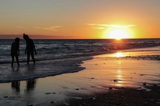 Atardecer en Pehuen Co