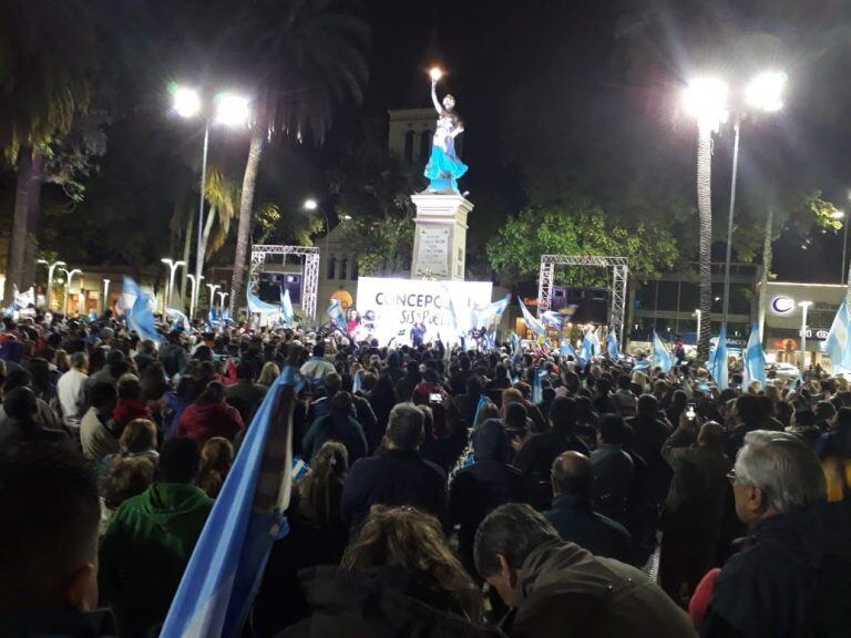 "Sí se puede" en Concepción.