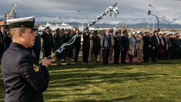 Acto inaugural celebración de los 134º Aniversario de Ushuaia