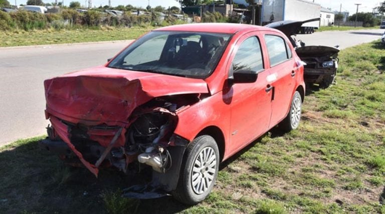 El Gol Trend en el que circulaba el conductor alcoholizado (El Diario).